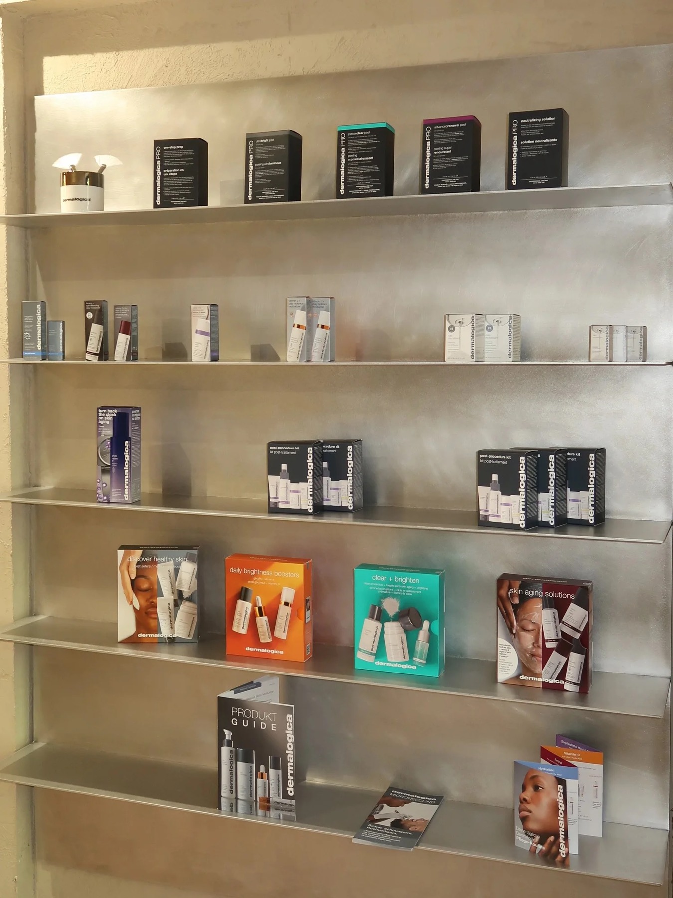 Dermalogica Produkte im Atelier